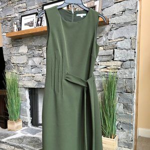 ANTONIO MELANI  Sz4 Olive Dress A-line
